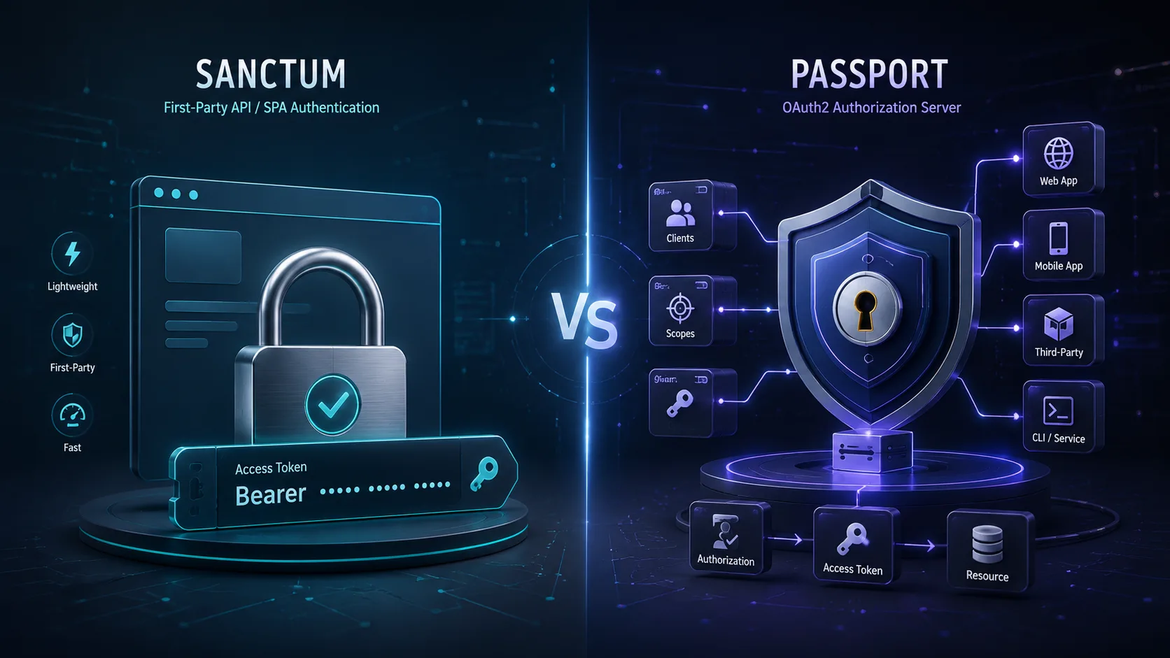 Laravel Sanctum vs Passport — Which API Auth Should You Use?